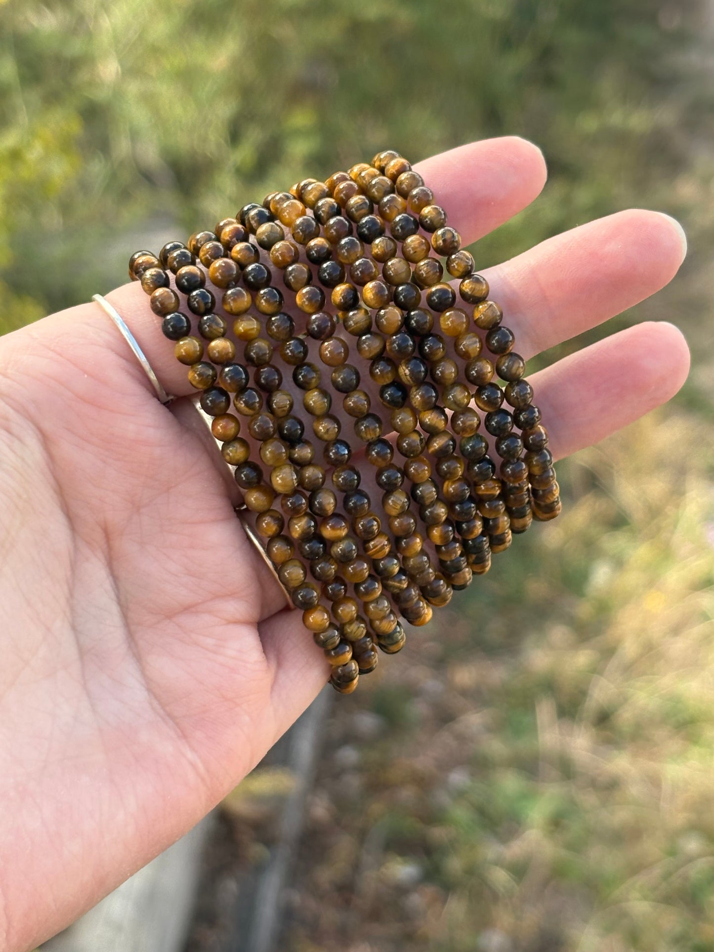 Tigers Eye Bracelets 4mm
