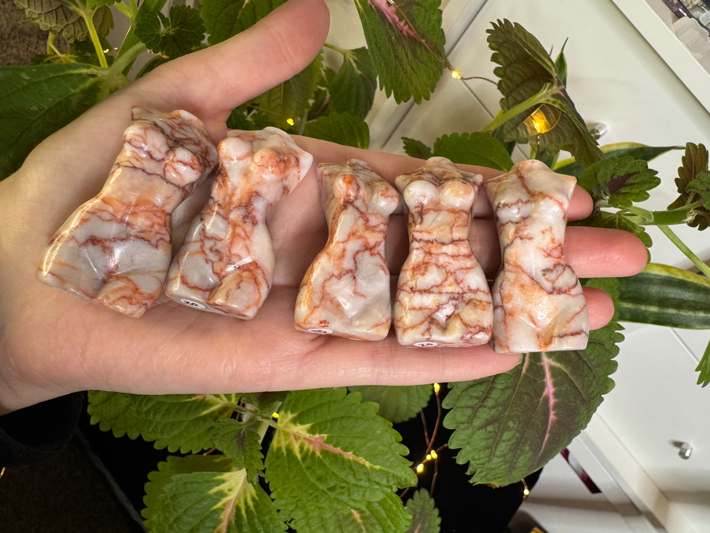 Red Vein Jasper Goddess Body- Large