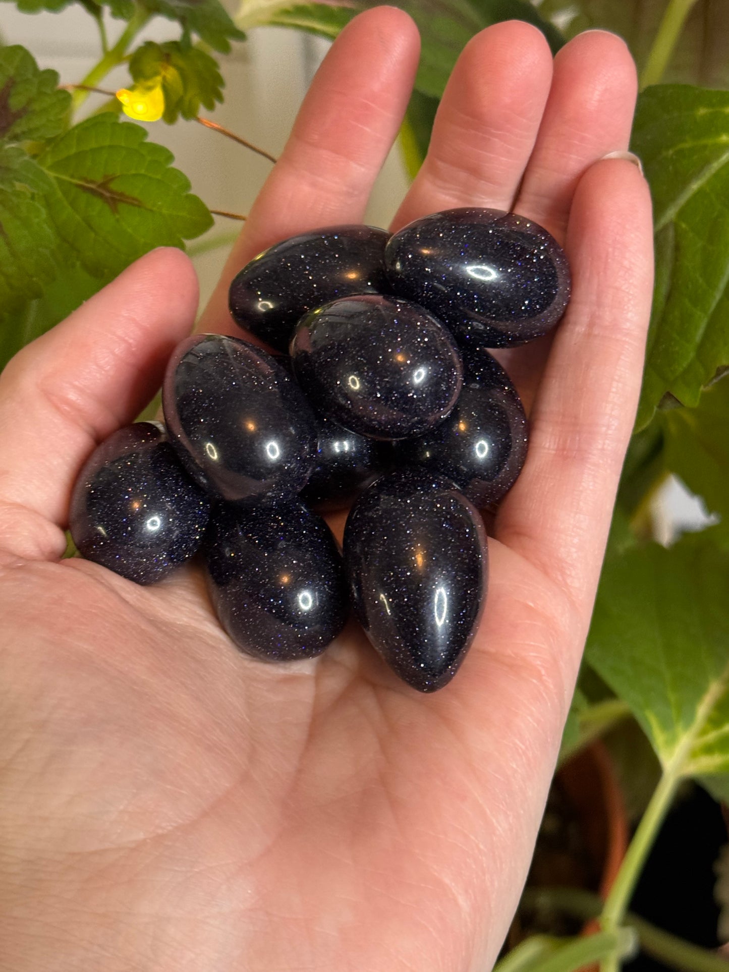 Blue Goldstone Mini Egg