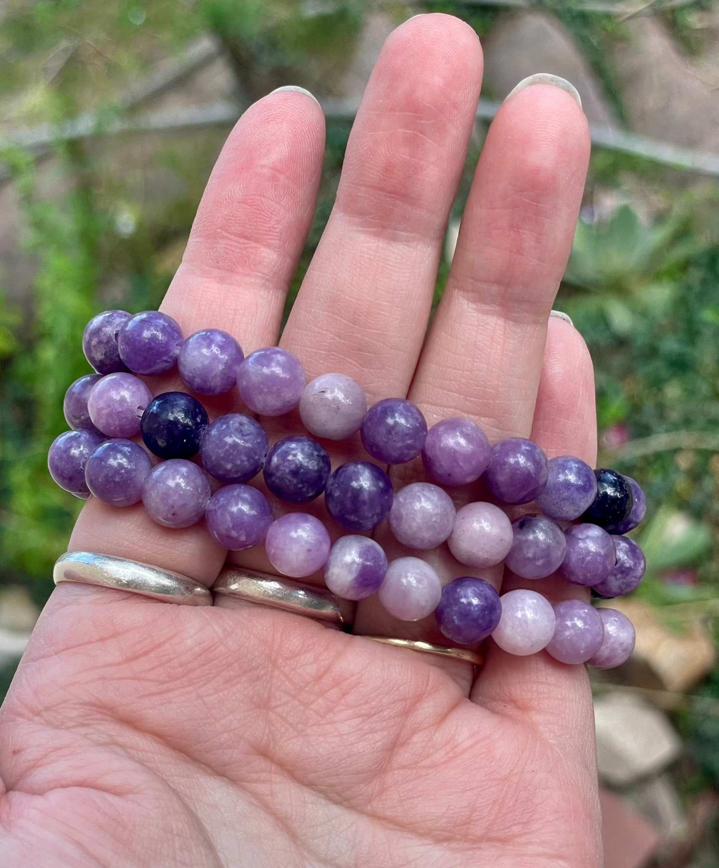 Lepidolite Bracelet 8mm