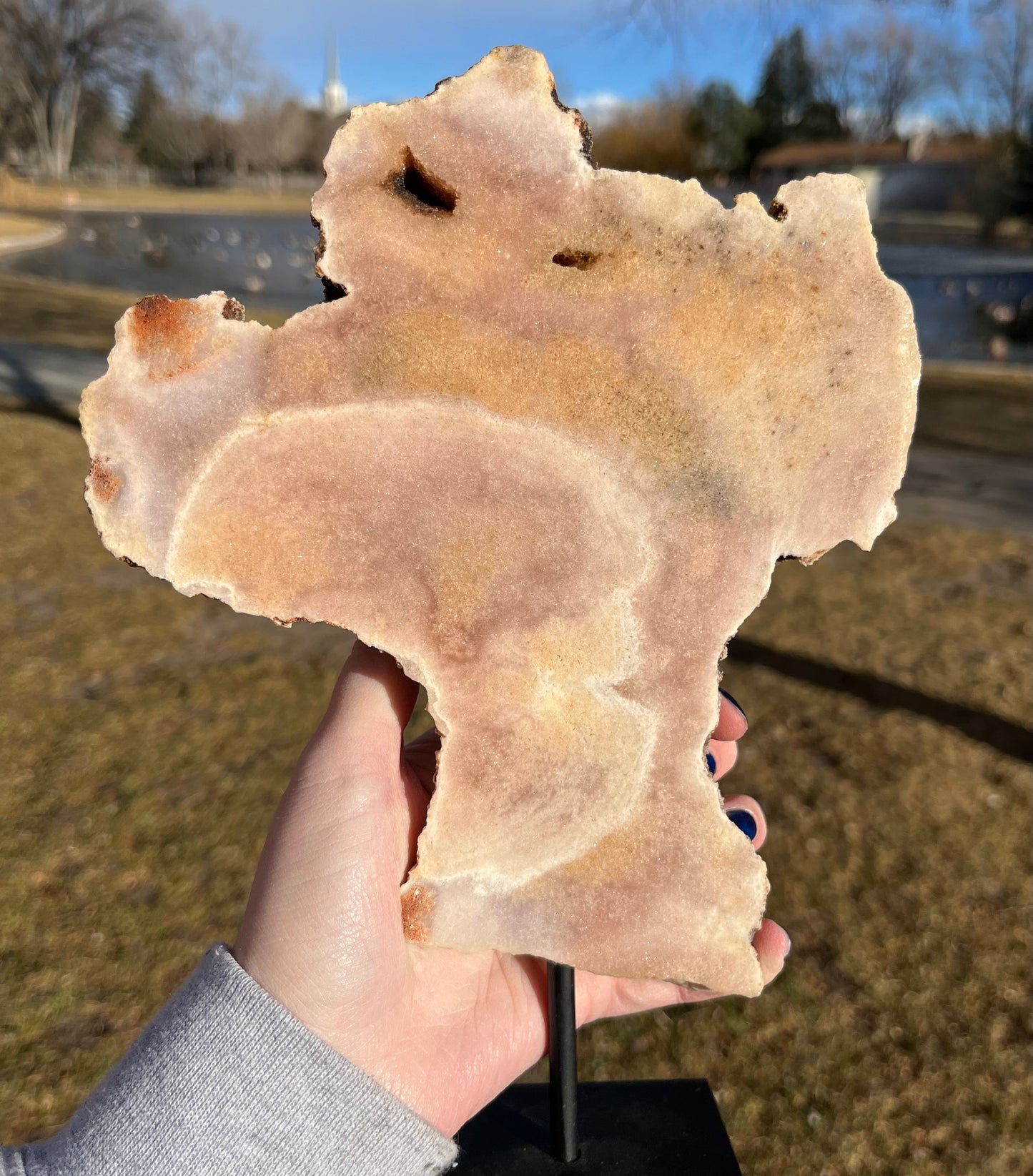 XL Pink Amethyst Slab B