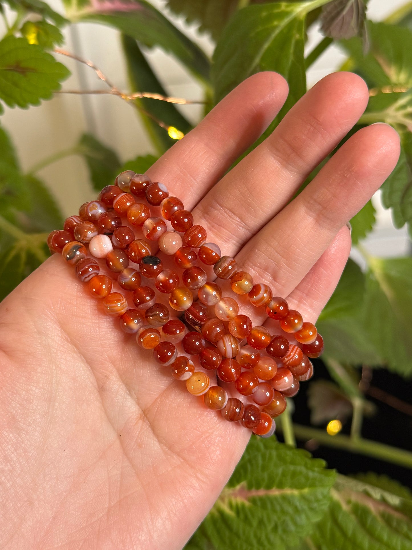 Carnelian Bracelet 6mm