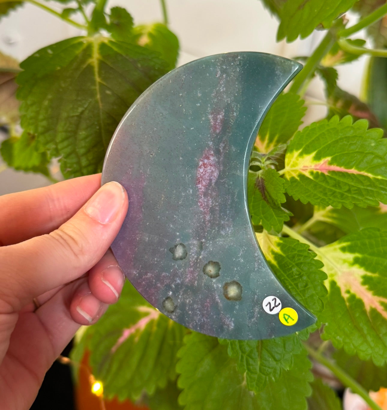 Moss Agate Moon A