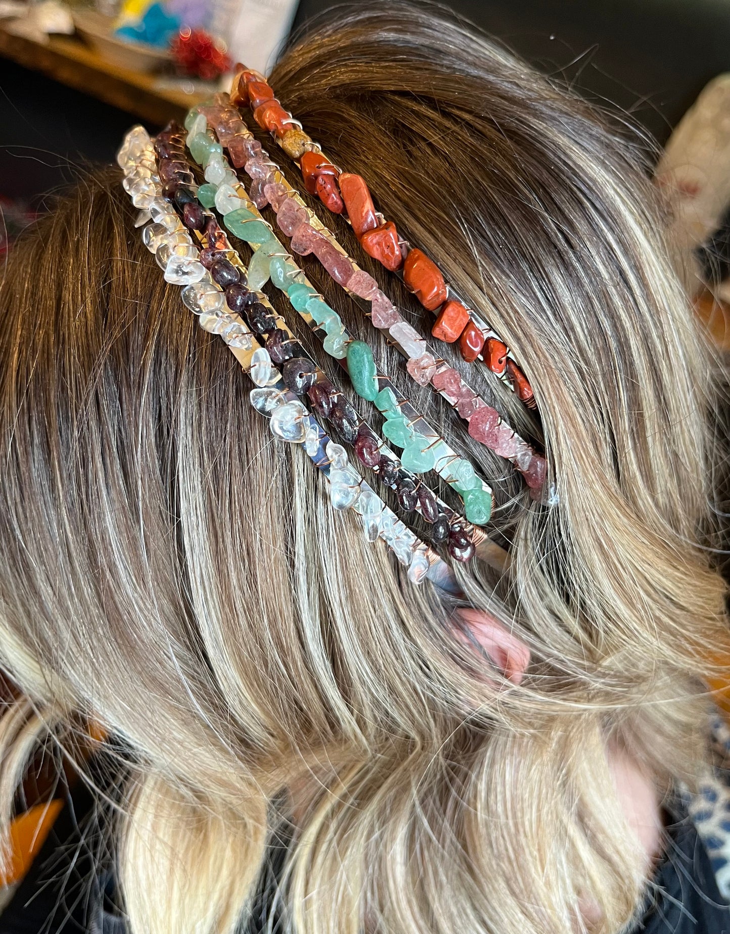 Red Jasper Headband