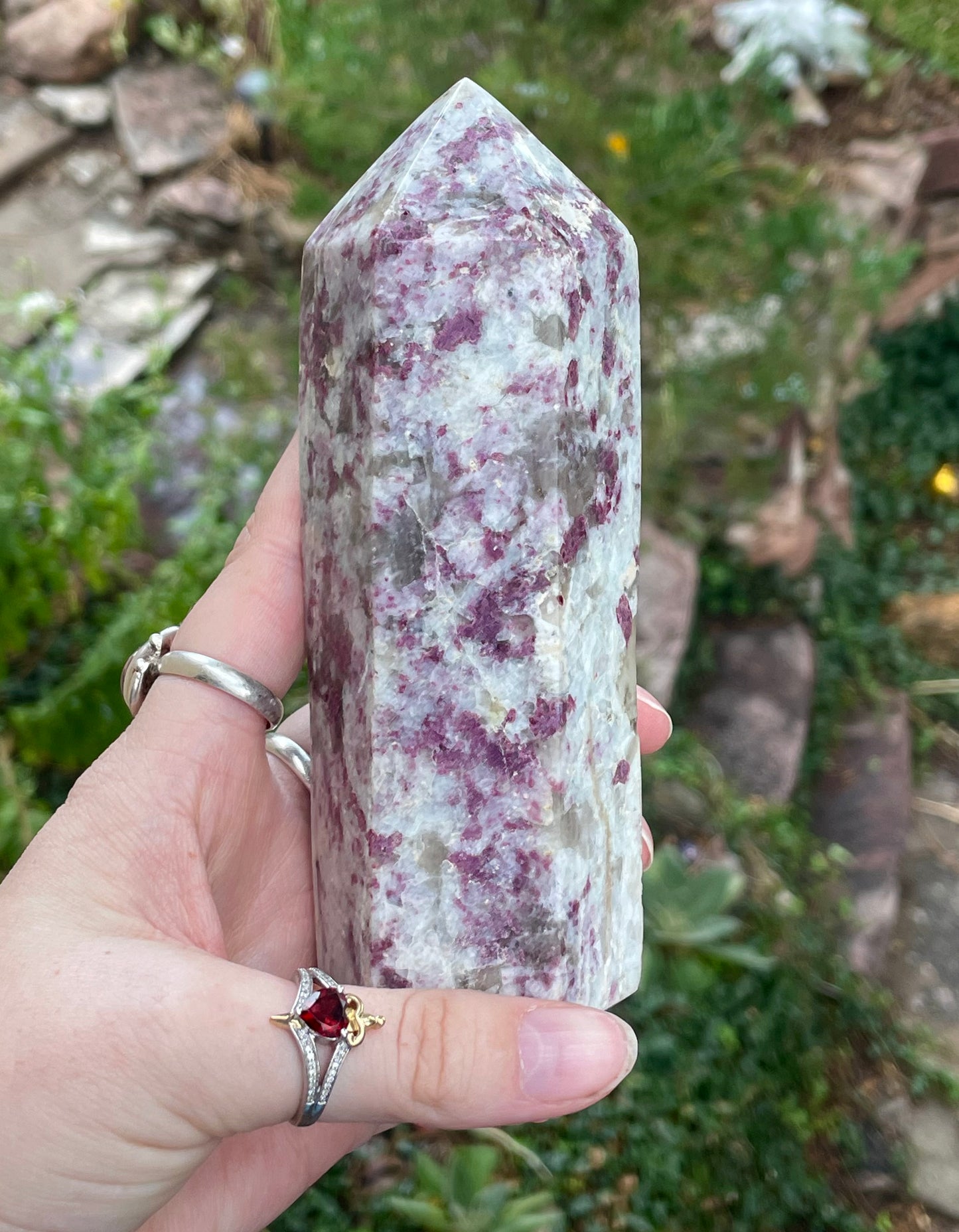 Pink Tourmaline Tower