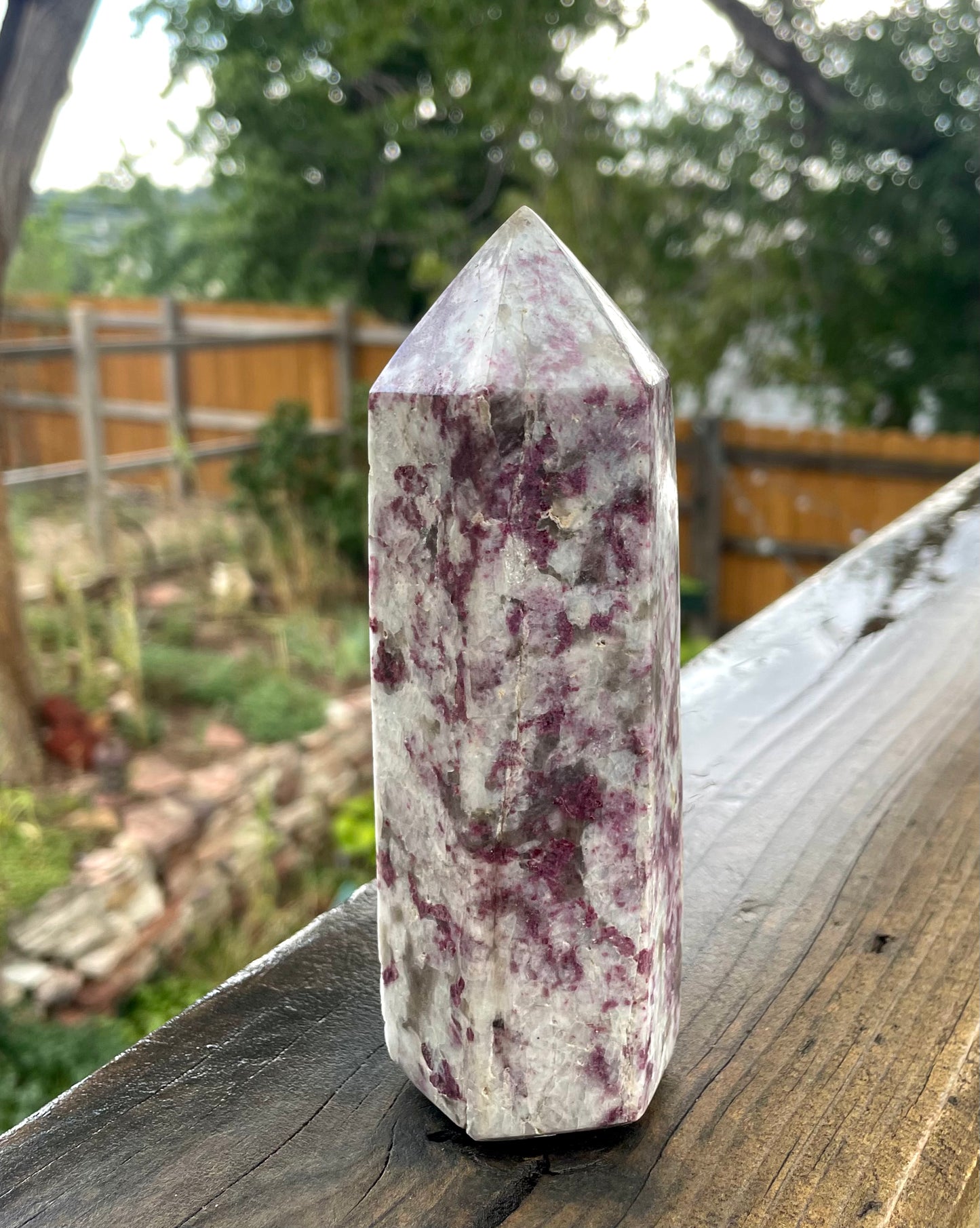 Pink Tourmaline Tower