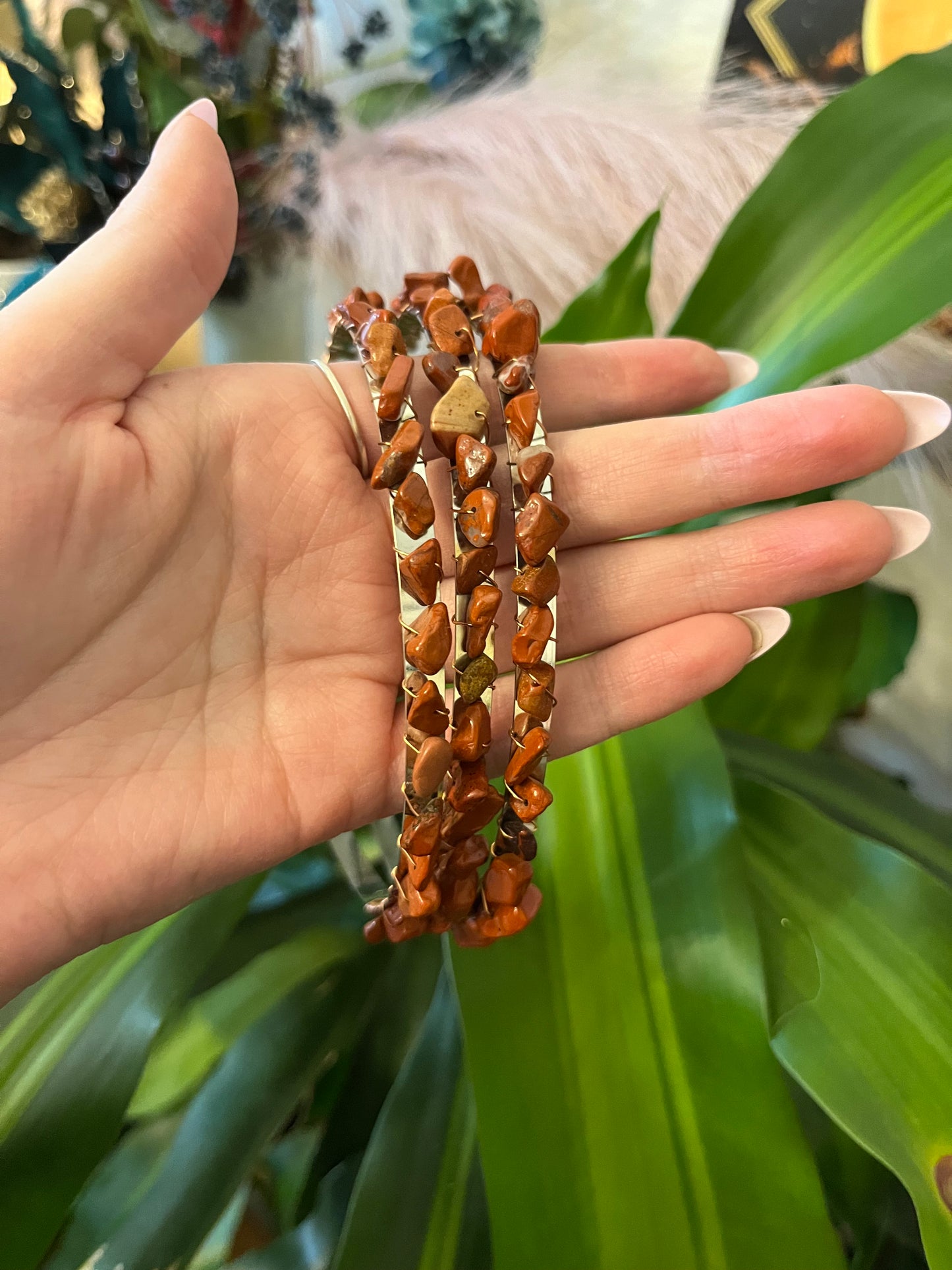 Red Jasper Headband