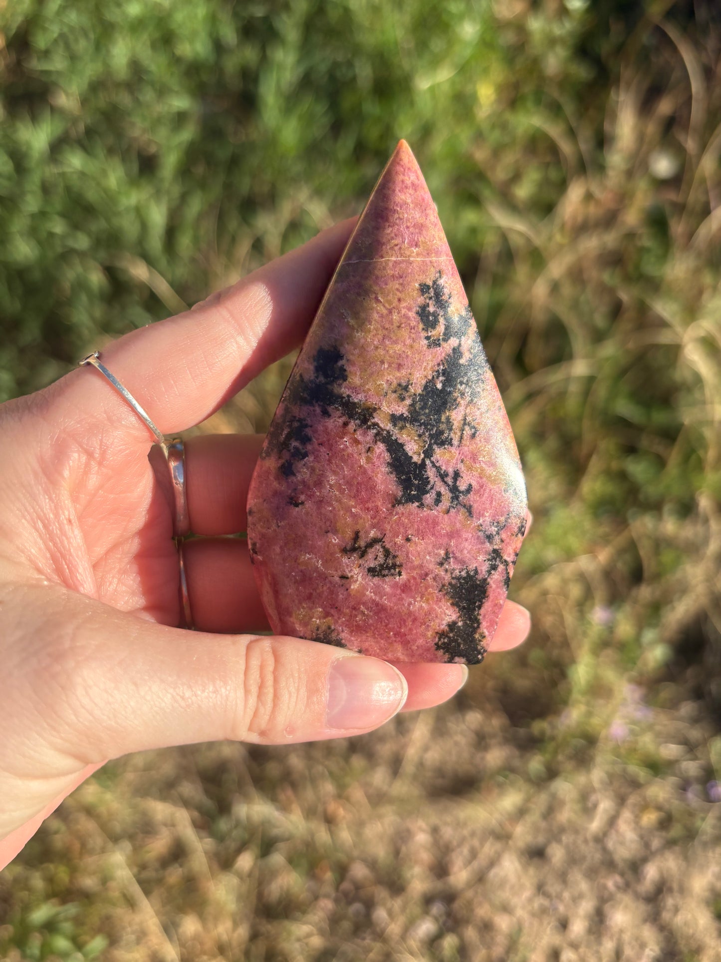 Rhodonite Sail- Lg.