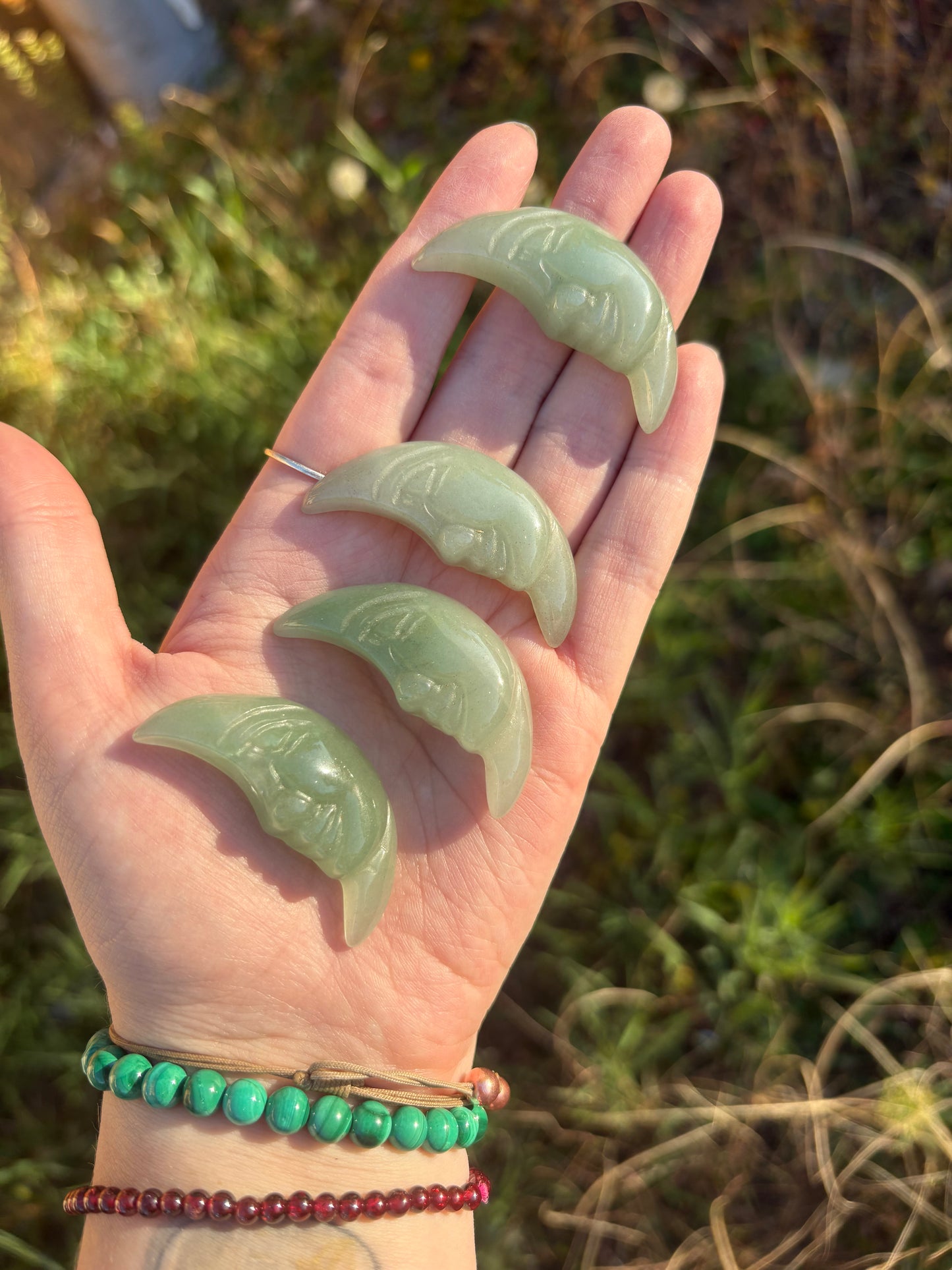 Green Aventurine Moon