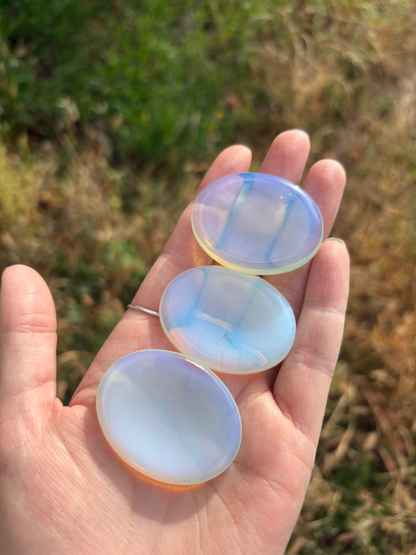 Opalite Worry Stones