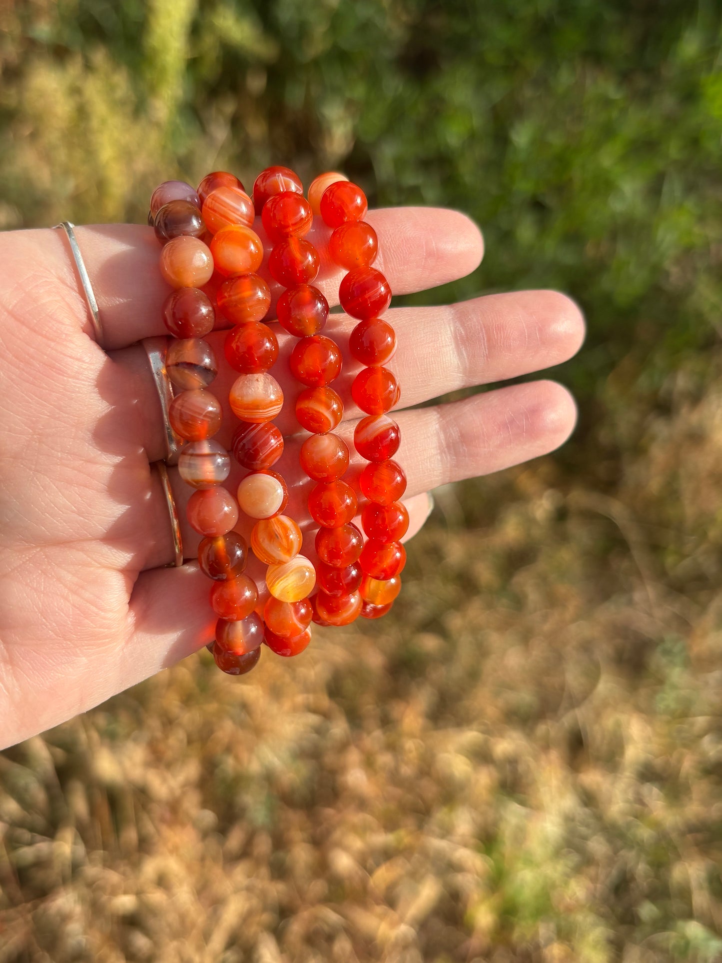 Carnelian Bracelet 8mm