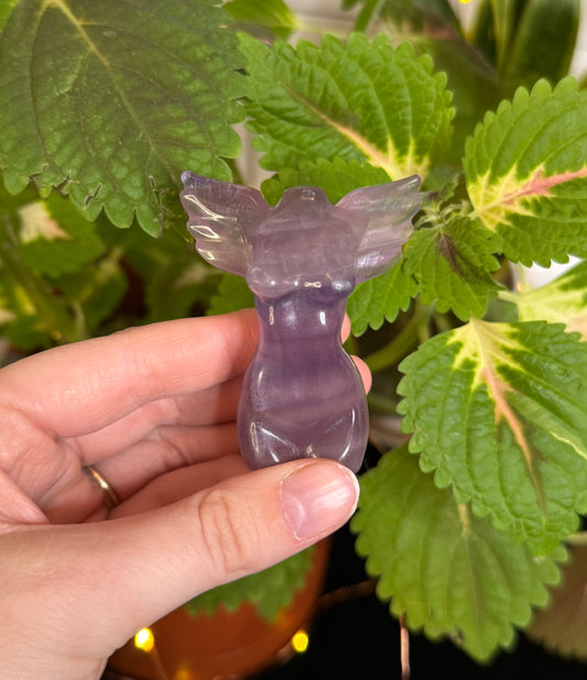 Fluorite Angel Goddess Body- Large