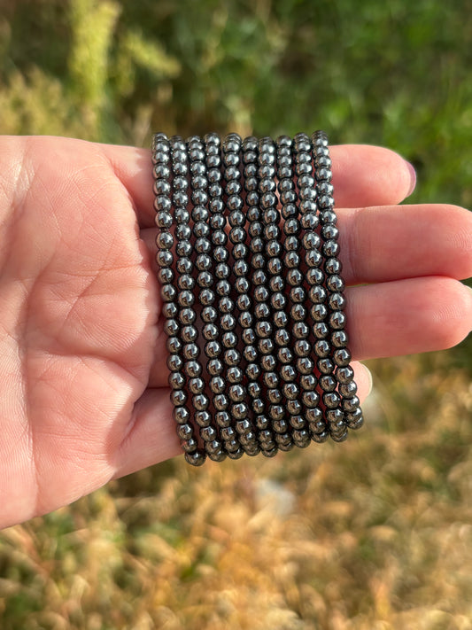 Hematite Bracelets 4mm