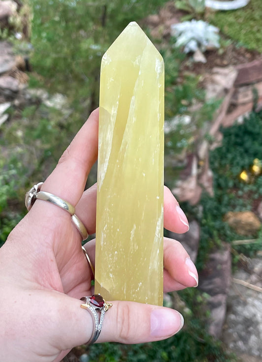 Yellow Calcite Tower