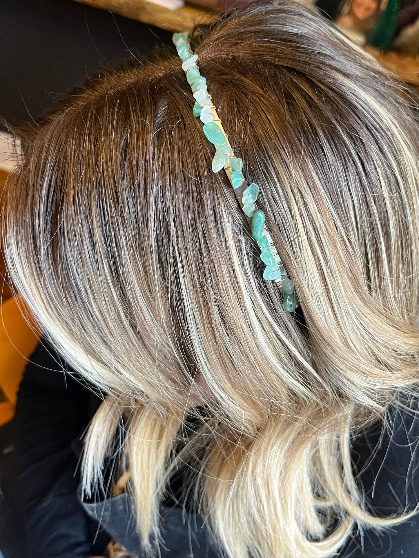 Green Aventurine Headband