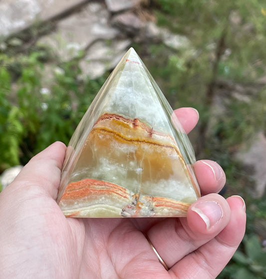 Mexican Onyx Pyramid