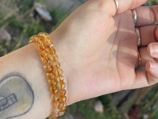 Citrine Bracelet 6mm