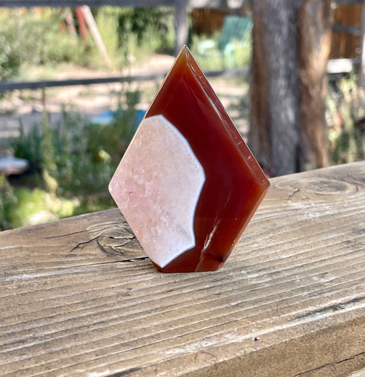 Large Carnelian Diamond B