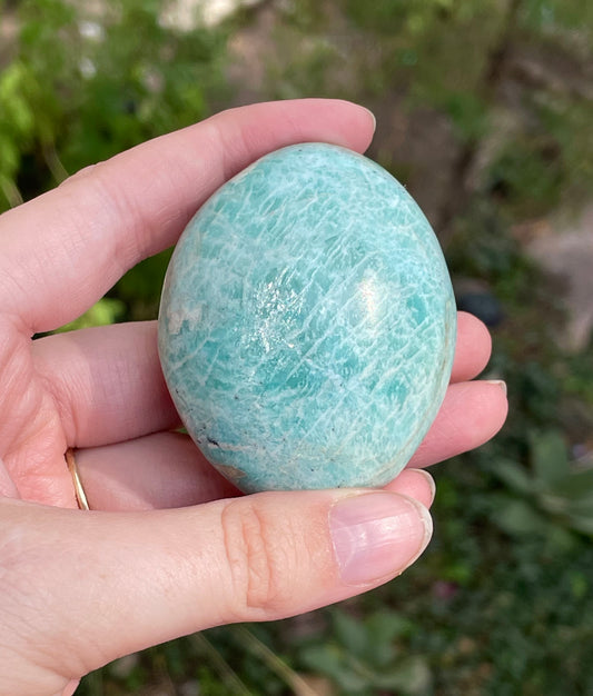 Amazonite Palm Stone