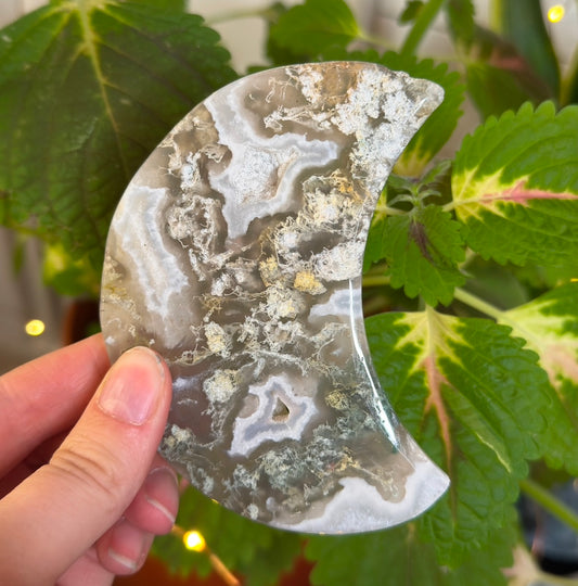 Moss Agate Moon F