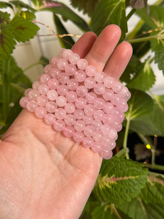 Rose Quartz Bracelet 8mm