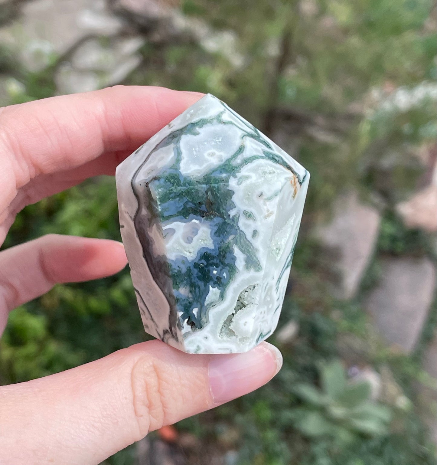 Moss Agate Cupcake