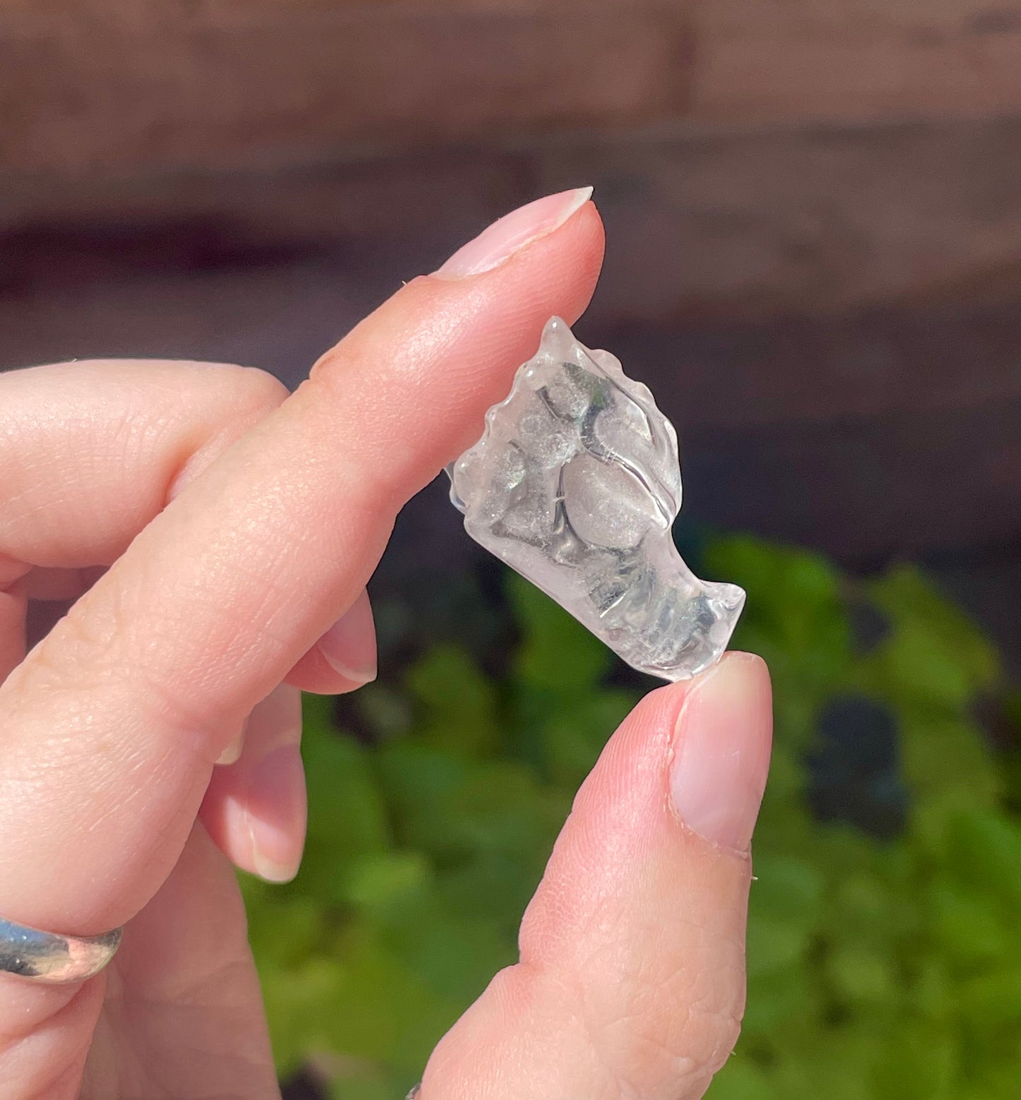 Clear Quartz Mini Dragon Head