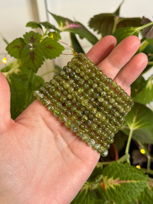 Peridot Bracelet 5mm