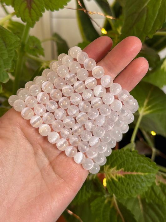 Selenite Bracelet 8mm