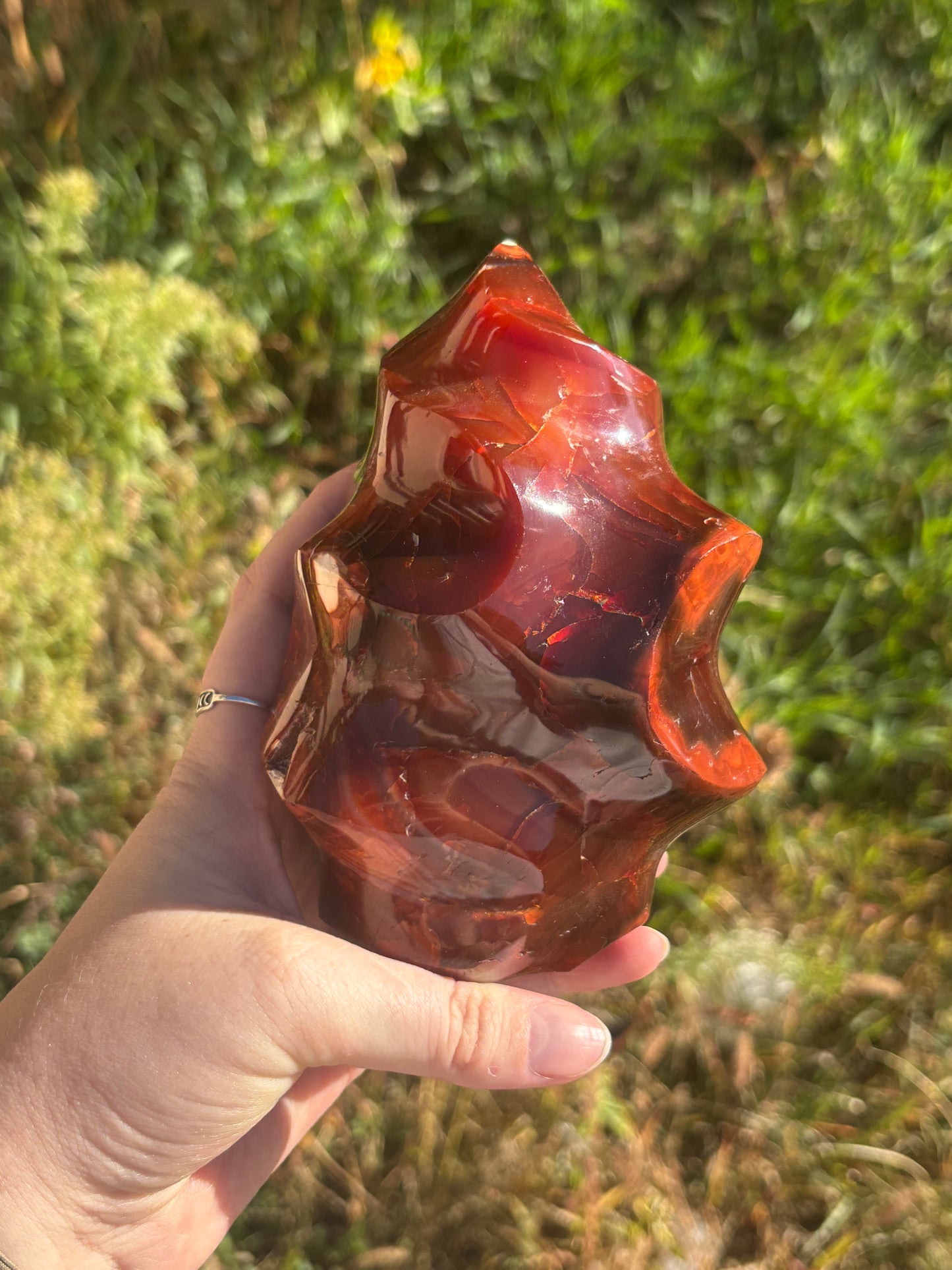 Chunky Carnelian Flame B