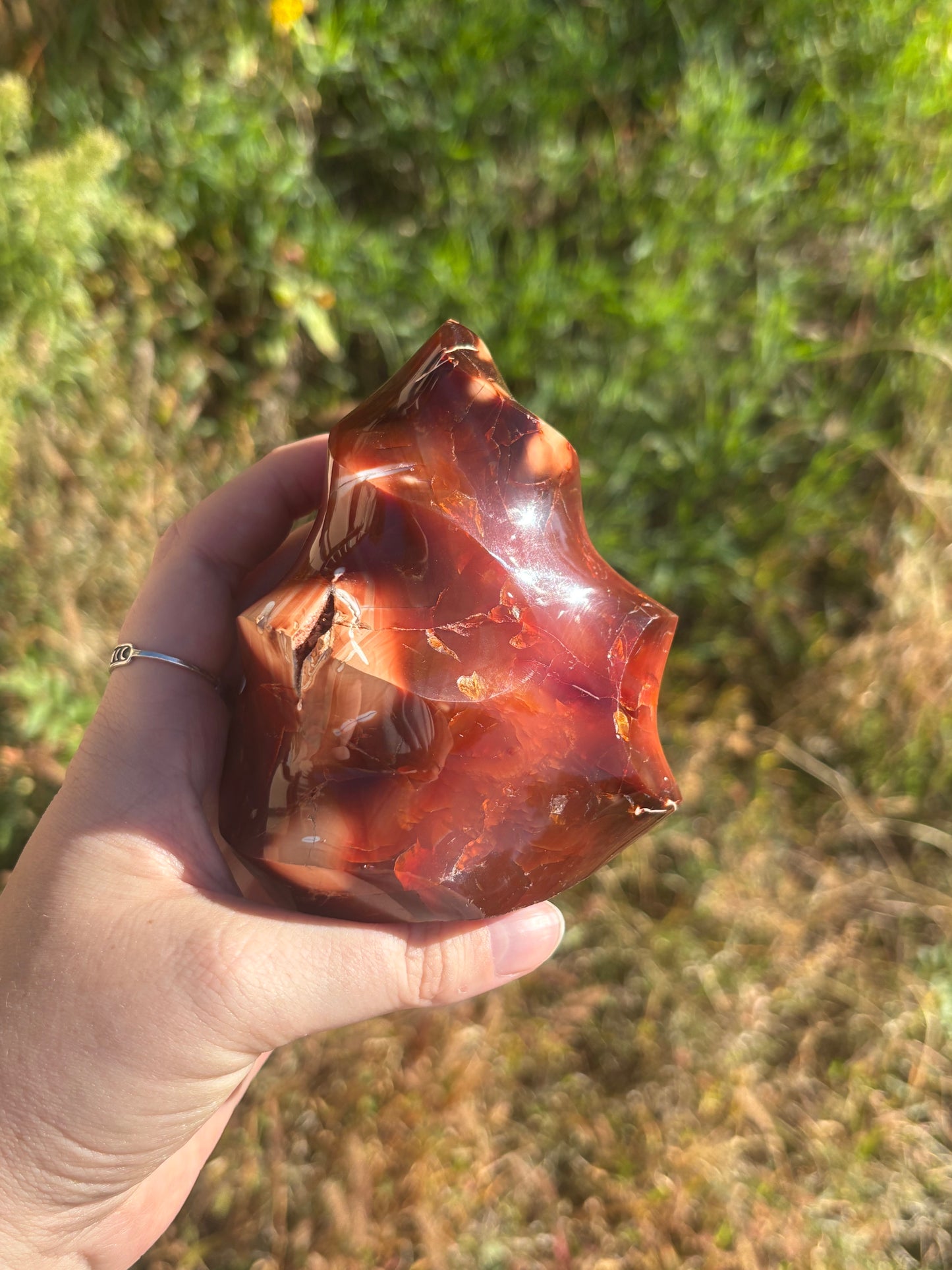 Chunky Carnelian Flame C