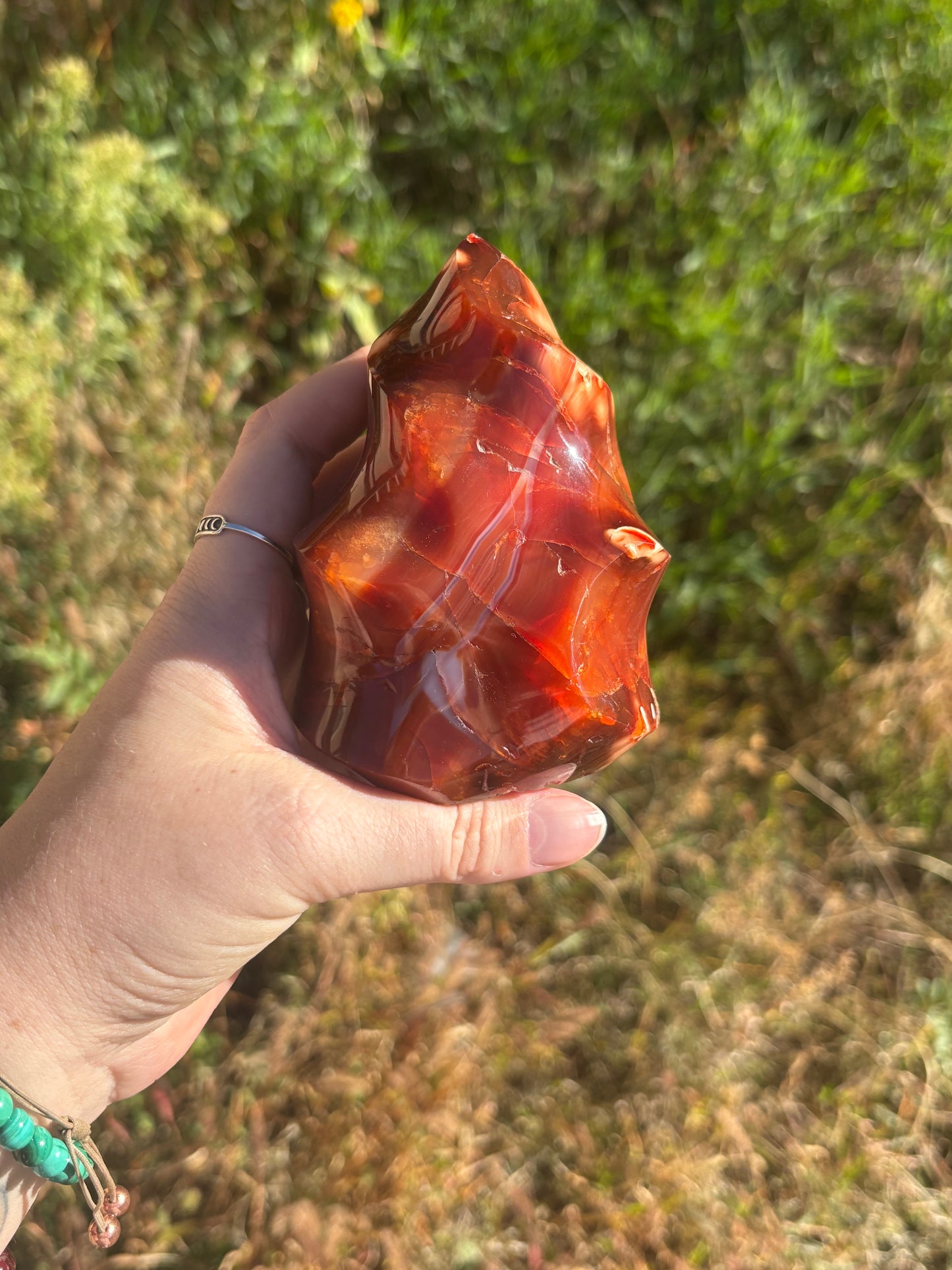 Chunky Carnelian Flame C