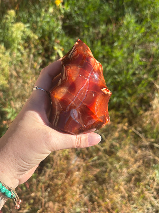 Chunky Carnelian Flame C