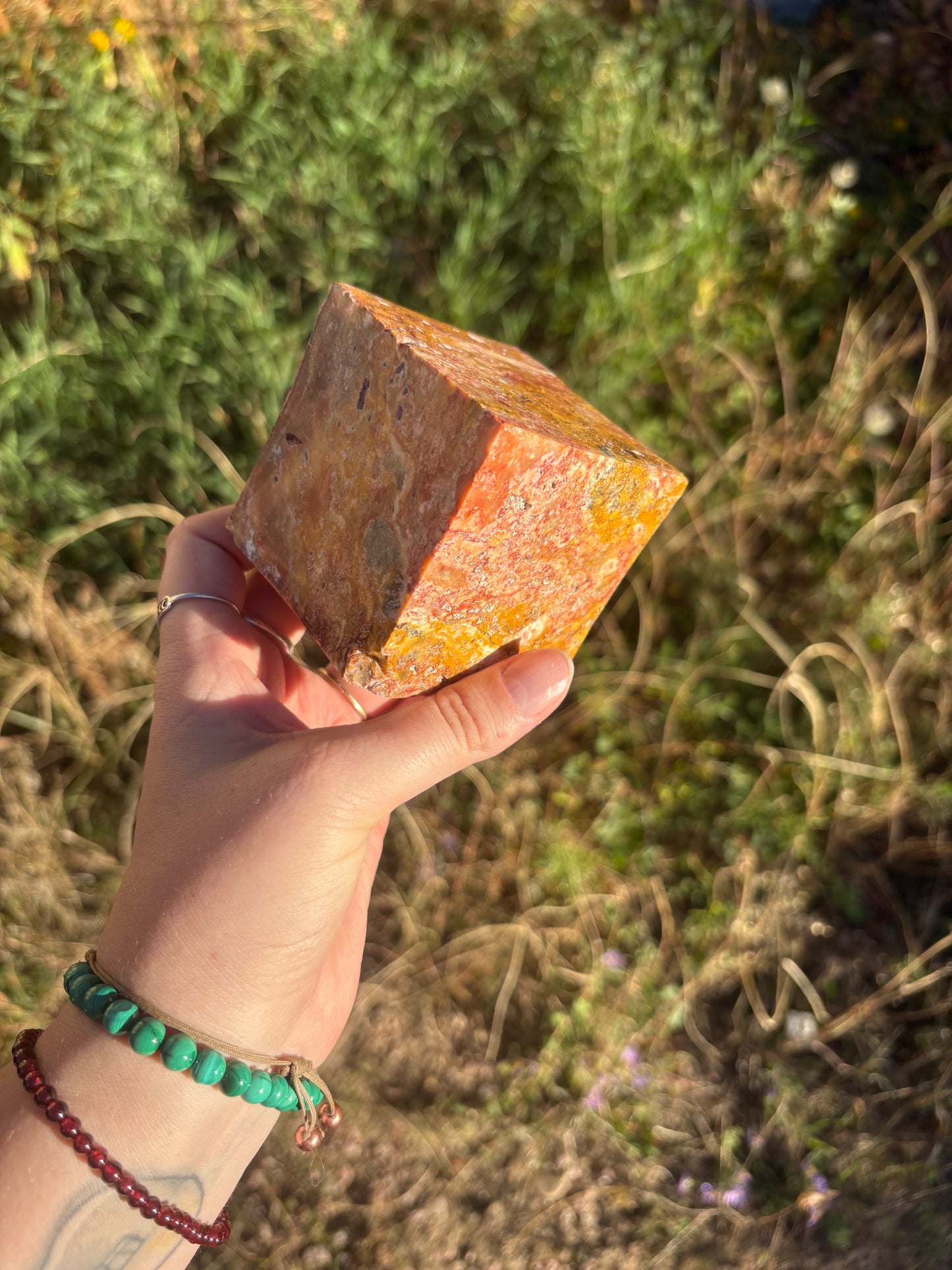 Ocean Jasper Cube A