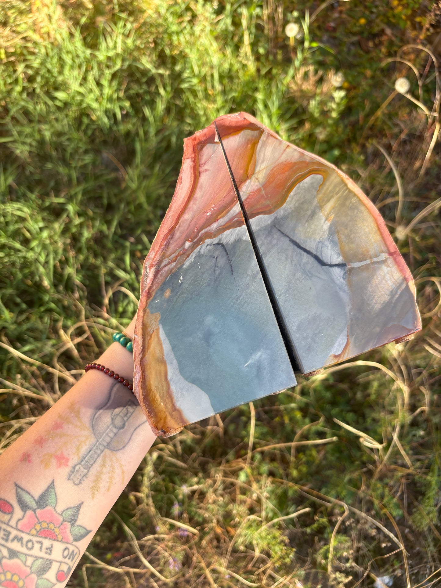 Polychrome Jasper Bookends