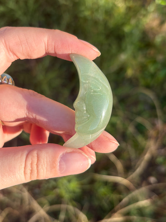 Green Aventurine Moon