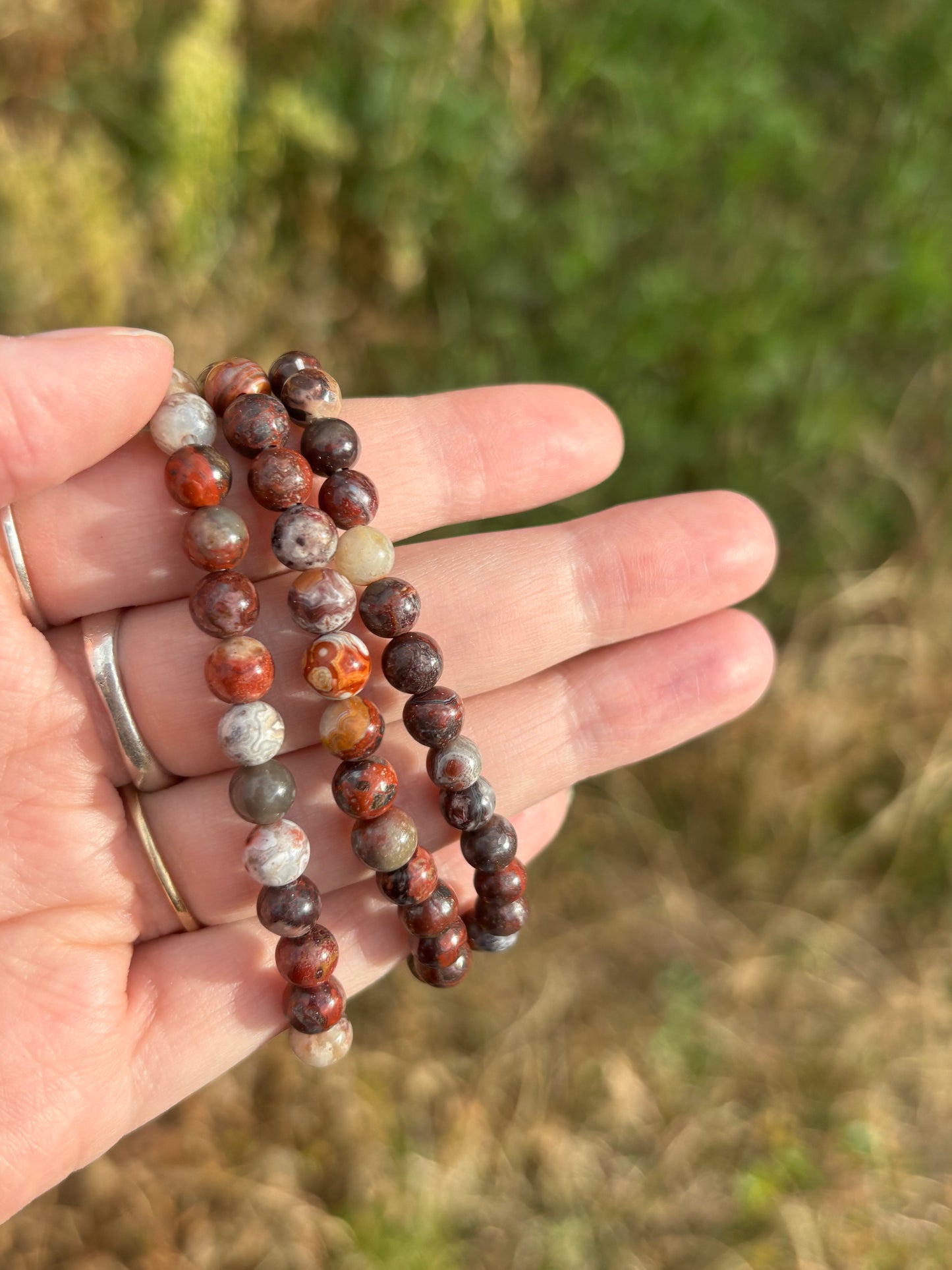 Crazy Lace Agate Bracelet 6mm