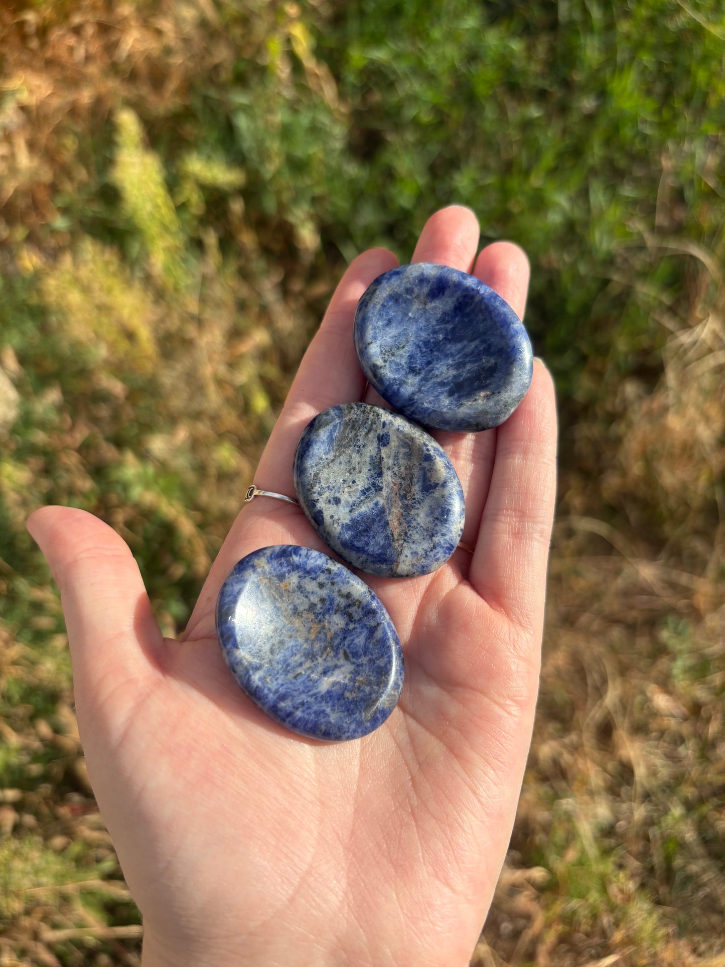 Sodalite Worry Stones